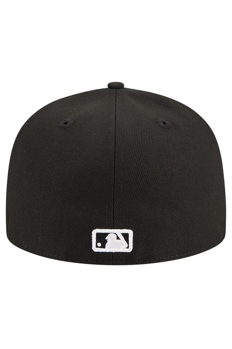 Men's New Era Black Minnesota Twins Logo 59FIFTY Fitted Hat, Alternate, color, Black