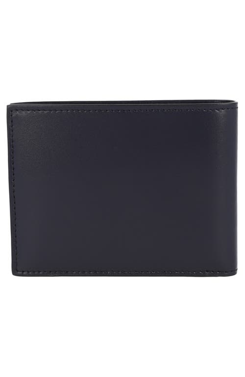 Ferragamo Crosta Polo Bifold Wallet In Blue