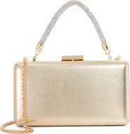 Dune London Beaut Top Handle Frame Clutch