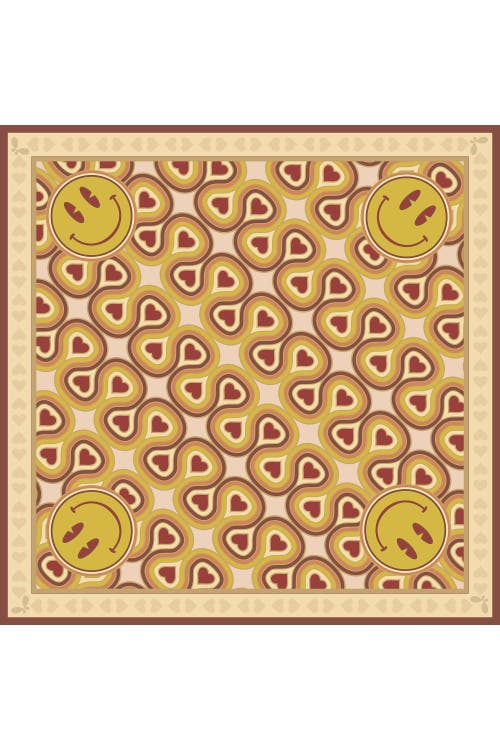 Henelle Large Silk Scarf In Wonderlust