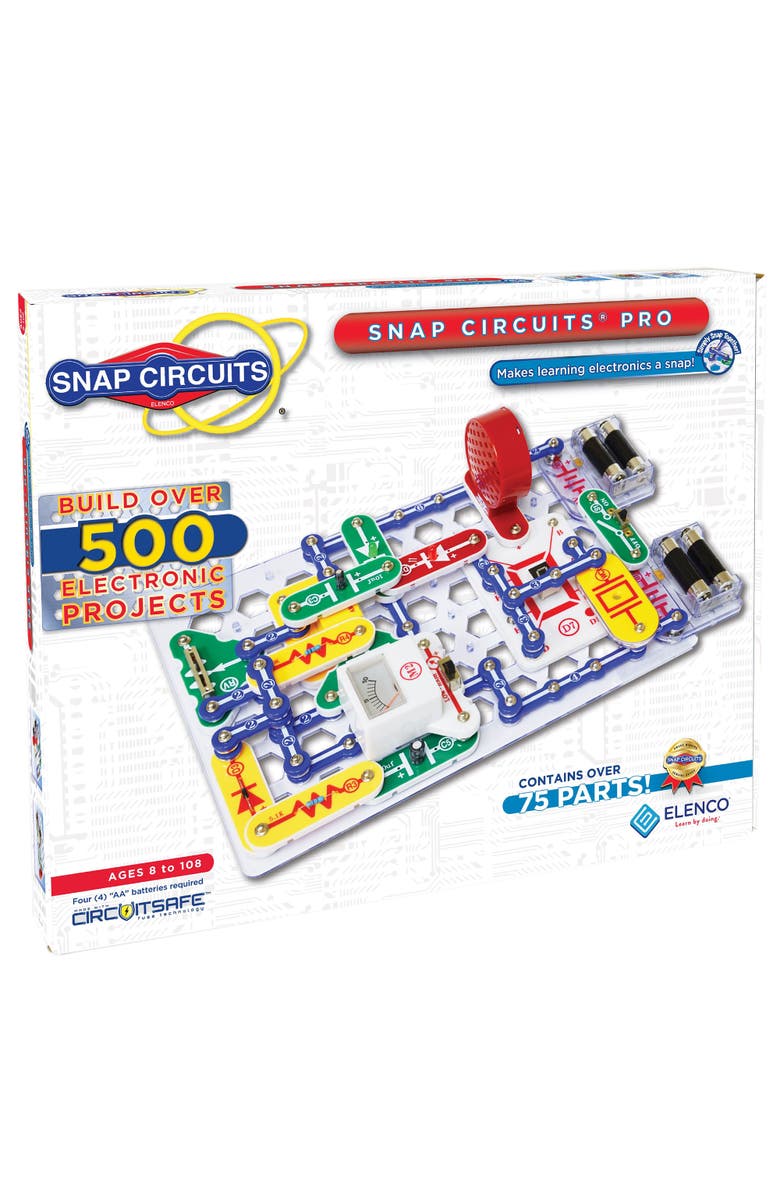 Snap Circuits Pro Electronic Science Exploration Kit, Main, color, Multicolored