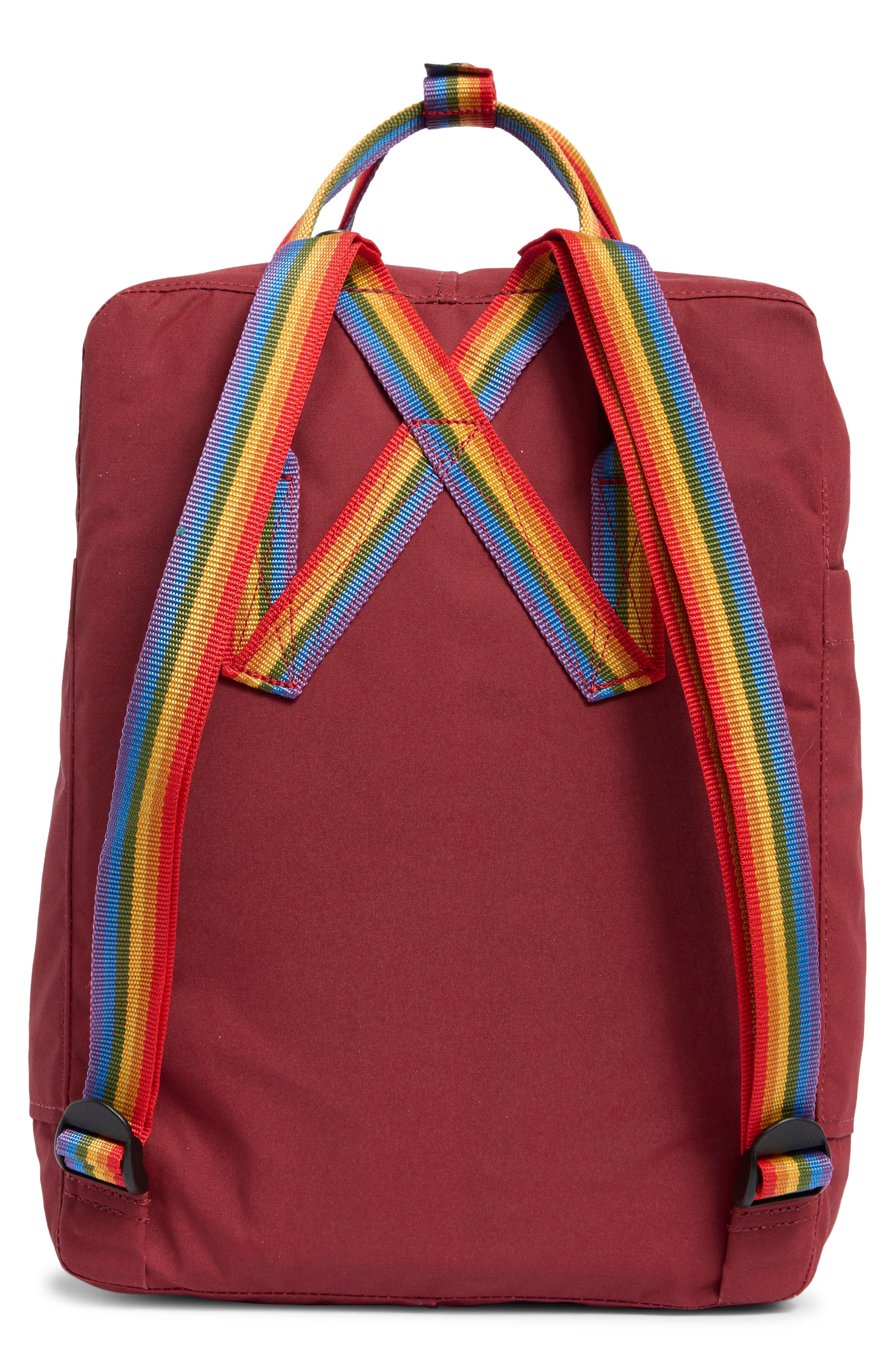 Kånken Rainbow Water Resistant Backpack, Alternate, color, OX RED-RAINBOW PATTERN