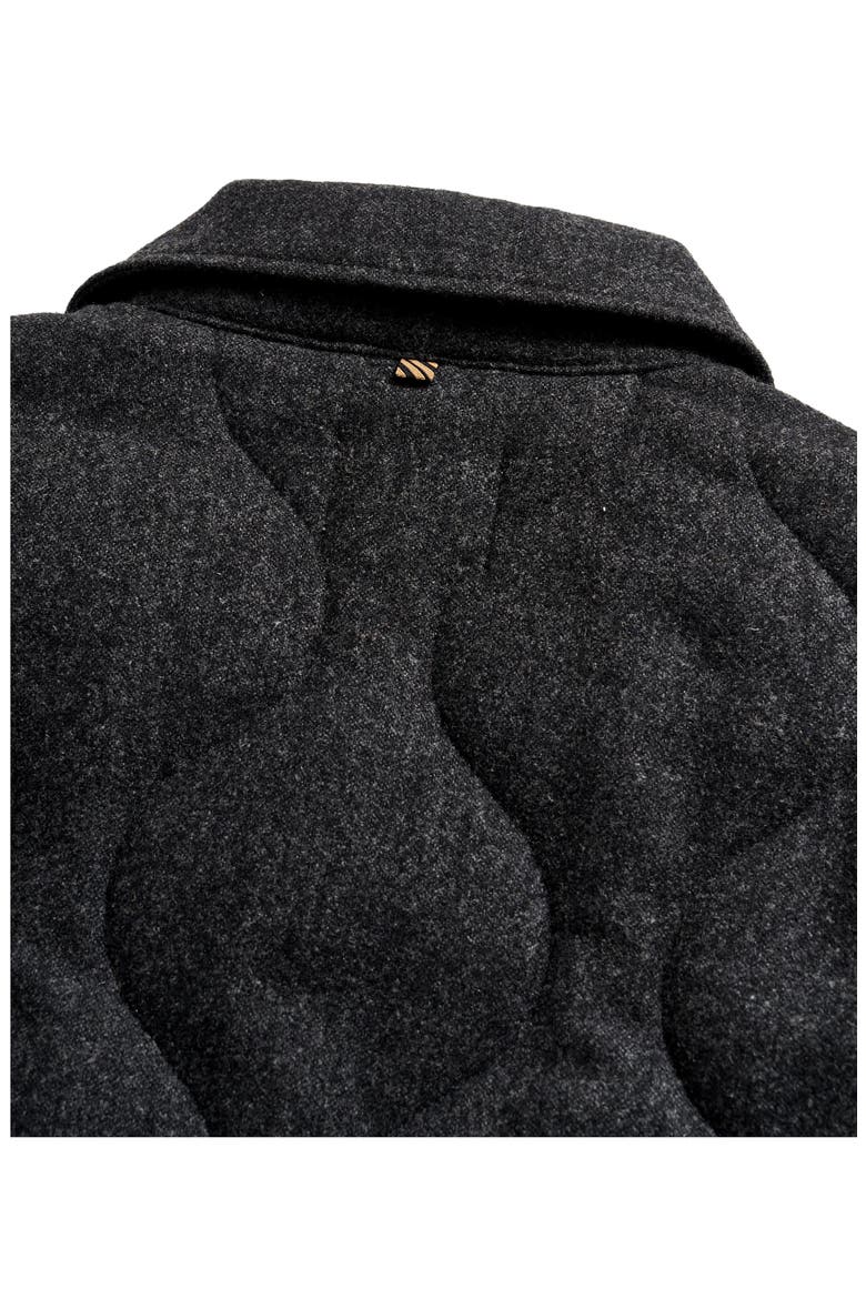 Onion Quilted Wool Blend Shirt Jacket, Alternate, color, CHARCOAL HEATHER