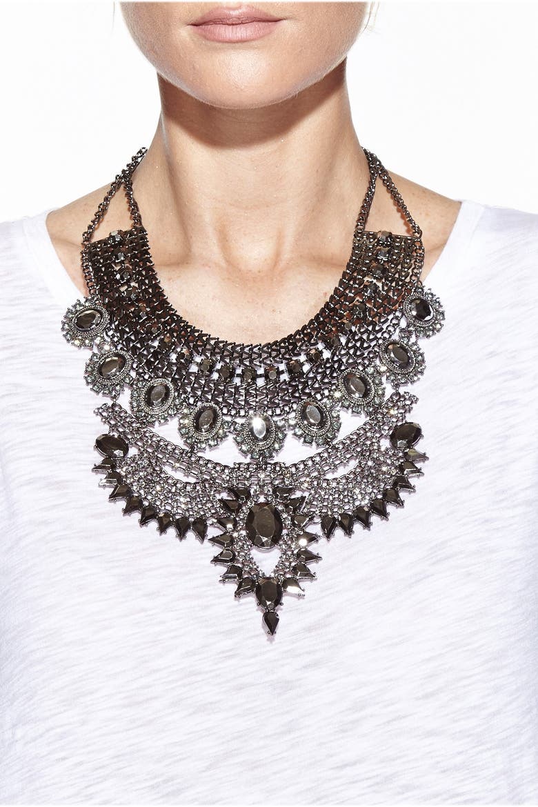 Jania Necklace, Alternate, color, SILVER