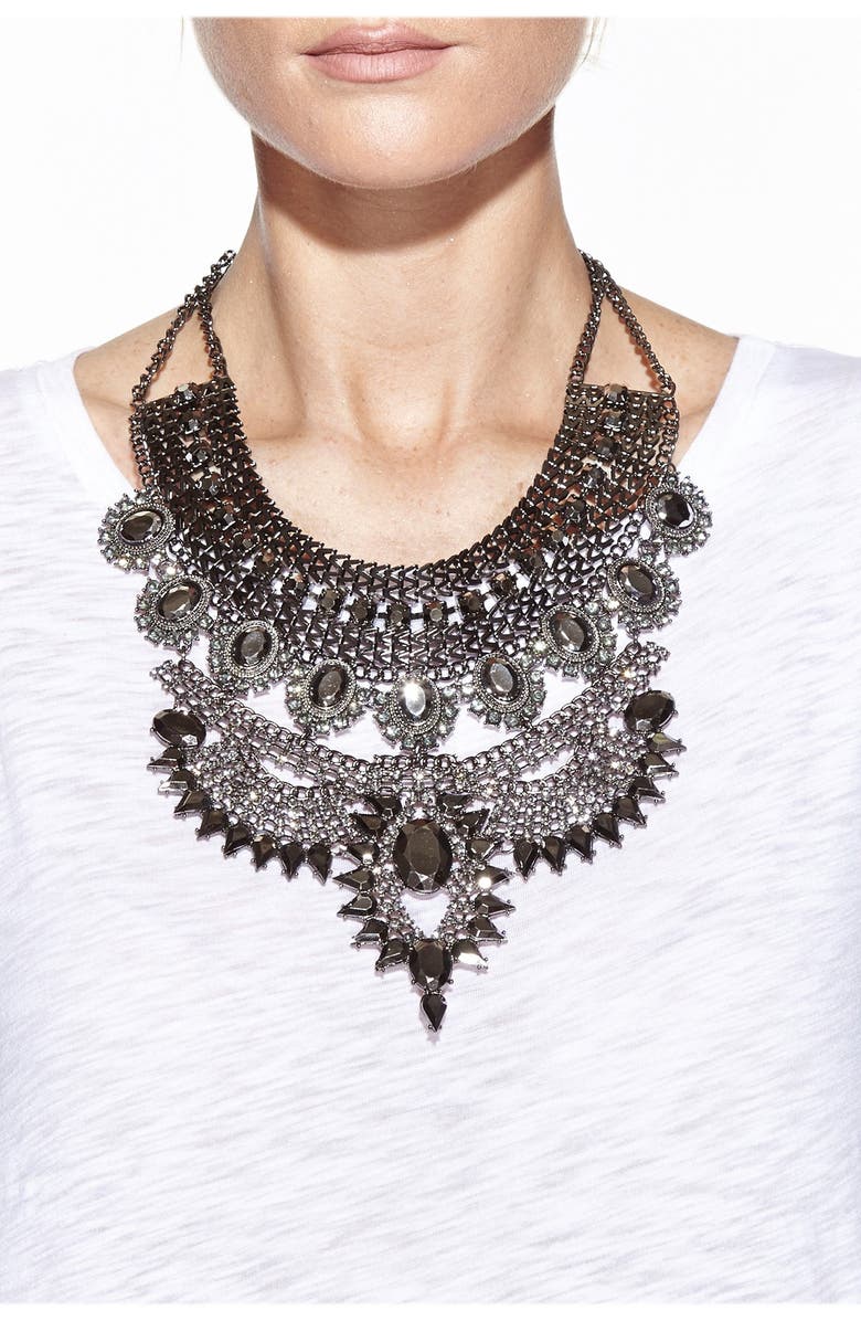 EYE CANDY LOS ANGELES Jania Necklace, Alternate, color, Silver