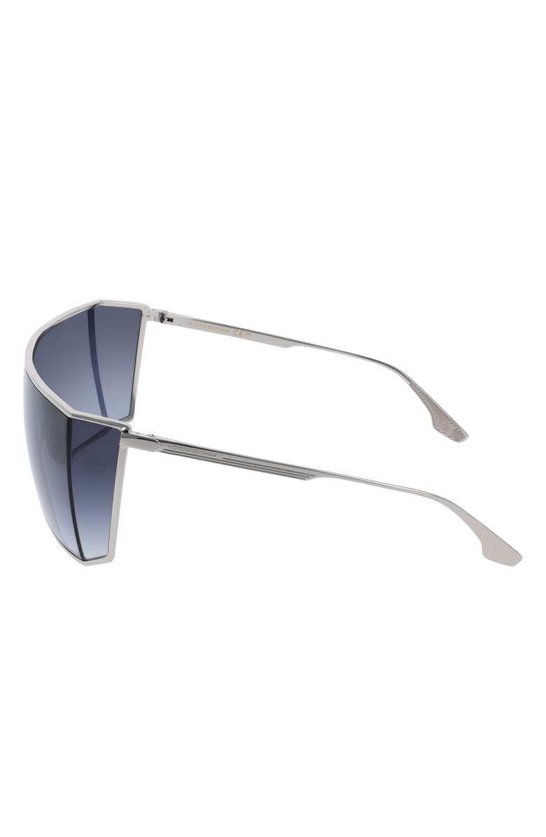 Victoria Beckham 62mm Shield Sunglasses, Alternate, color, Silver