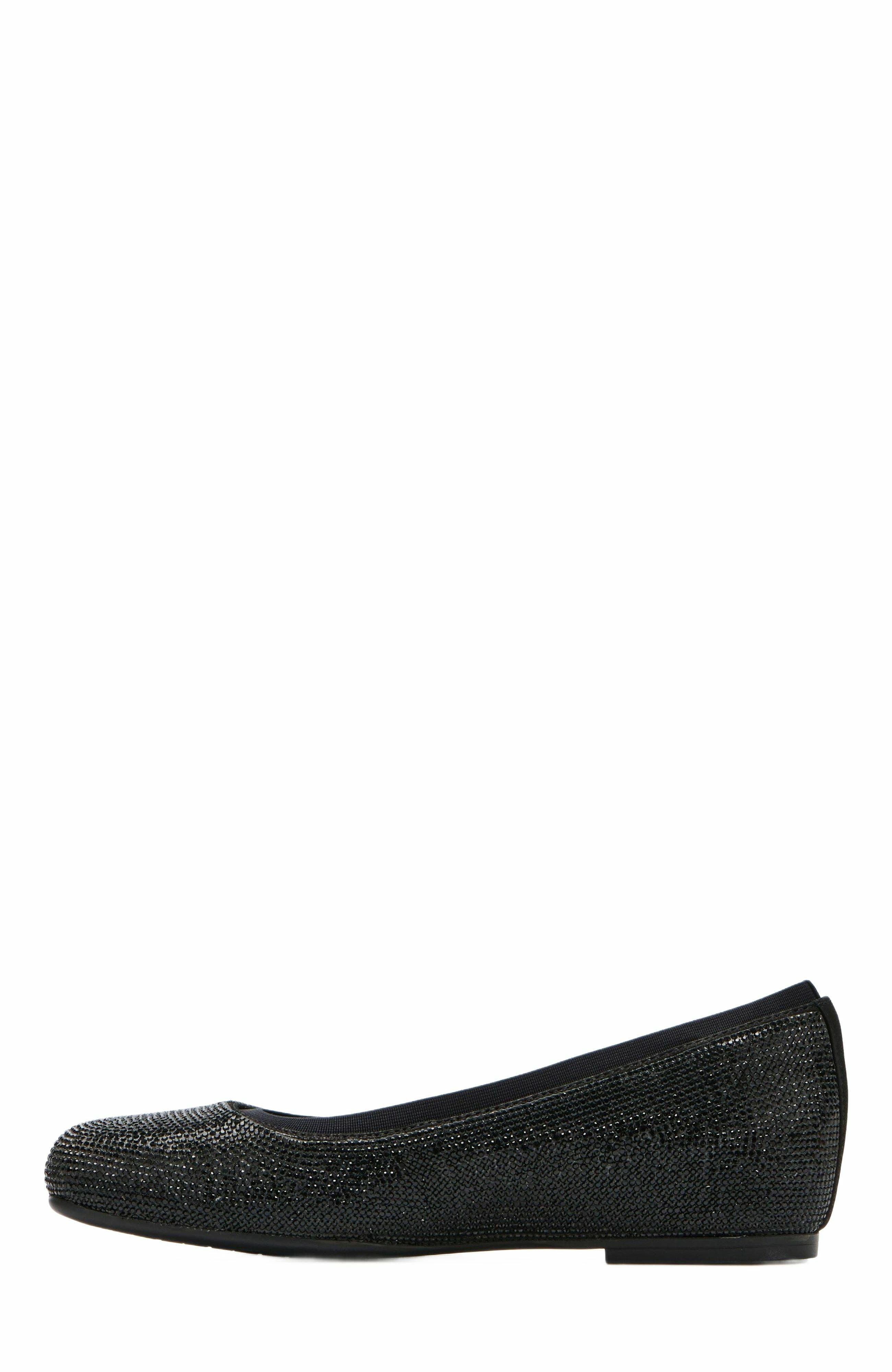 ABEO Cadence Ballet Flat, Alternate, color, Black Sparkle - Metatarsal