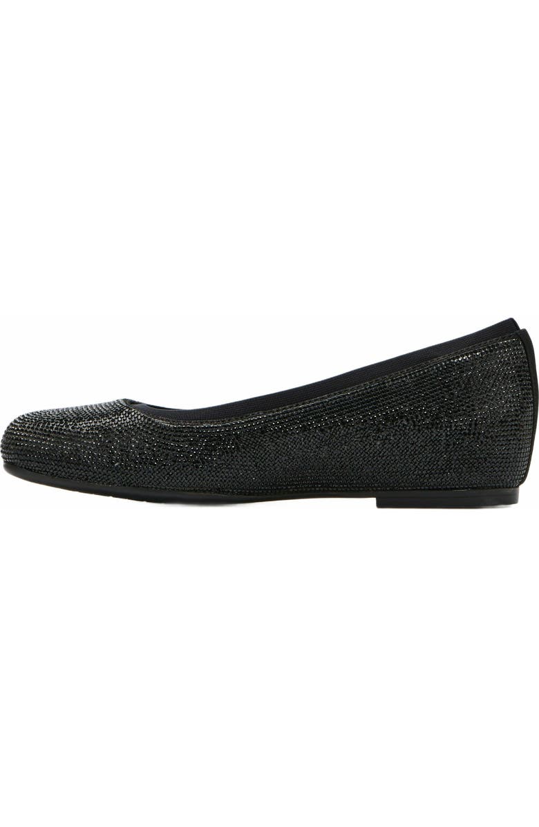 ABEO Cadence Ballet Flat, Alternate, color, Black Sparkle - Metatarsal