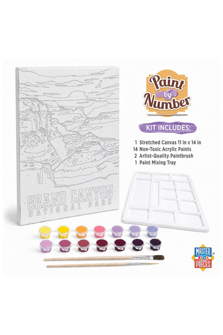 Grand Canyon Paint by Number, Alternate, color, Multicolor