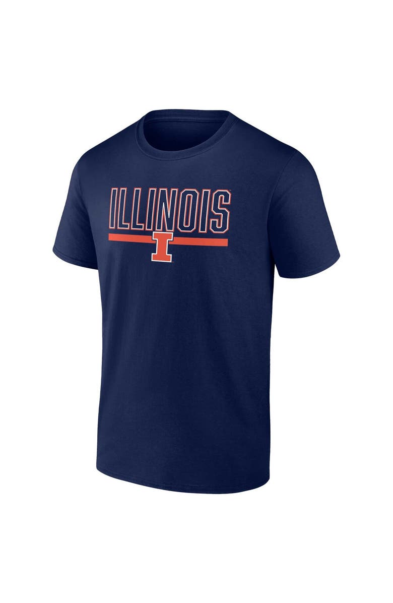 PROFILE Men's Profile Navy Illinois Fighting Illini Big & Tall Team T-Shirt, Alternate, color, 