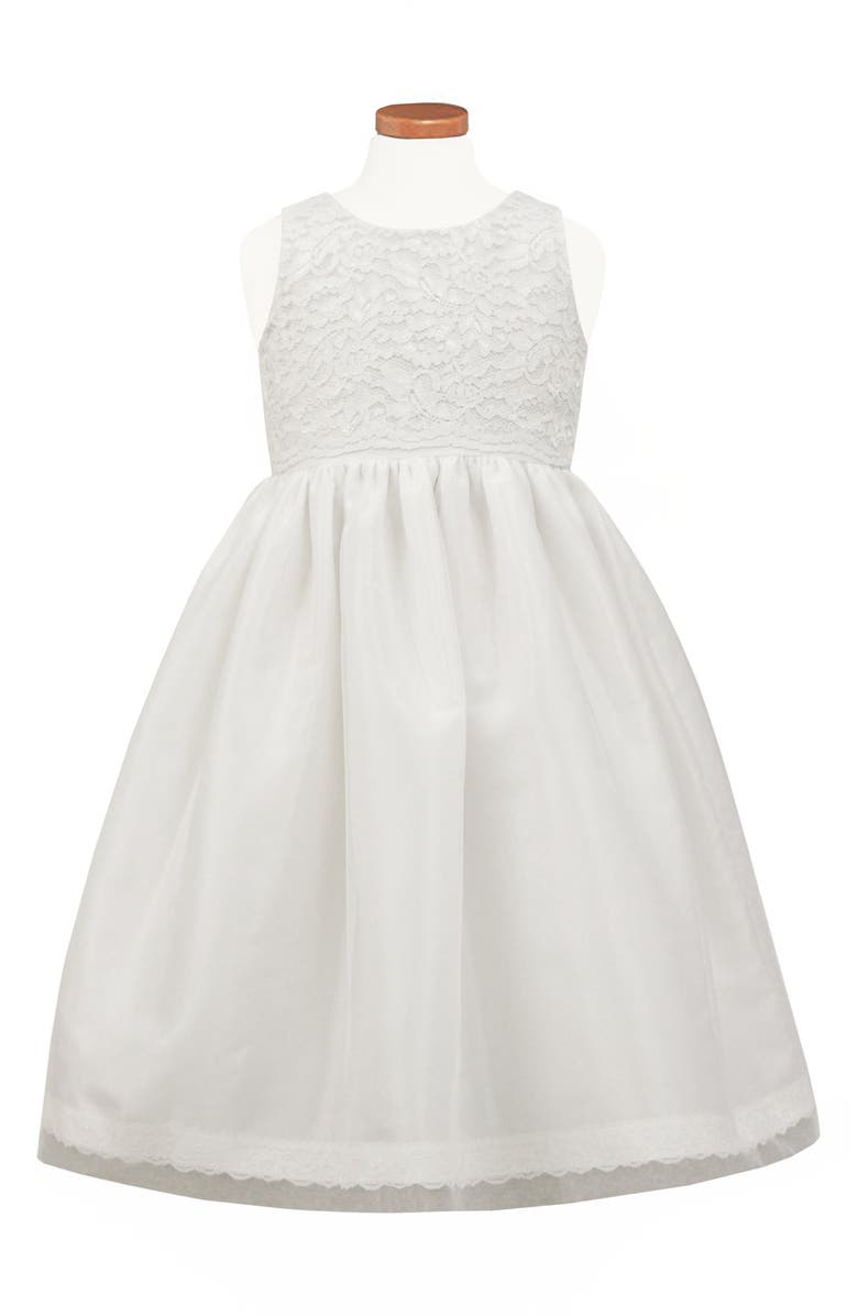 Sorbet Floral Lace & Tulle Party Dress, Main, color, 