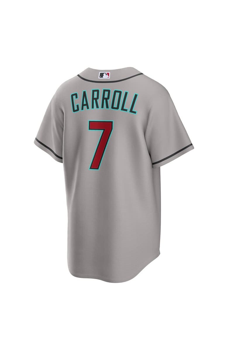 Nike Men's Nike Corbin Carroll Gray Arizona Diamondbacks Road Replica Jersey, Alternate, color, Gray