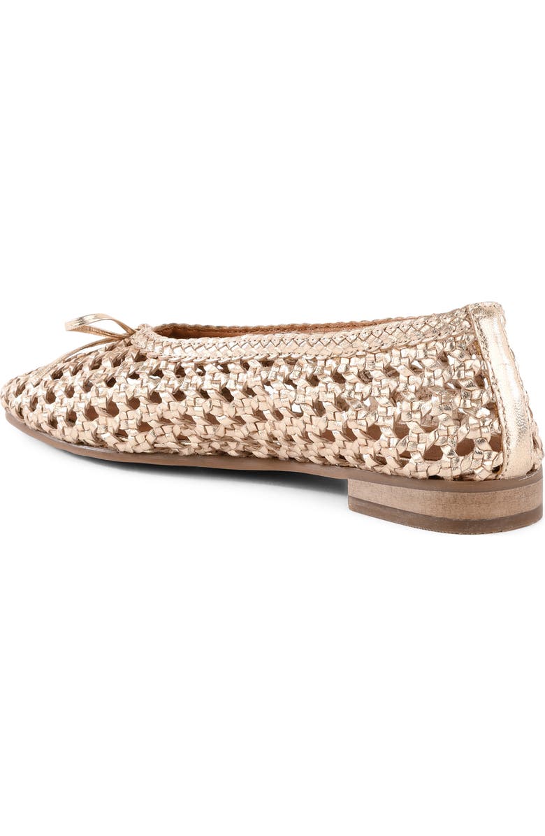 Seychelles Flagstaff Woven Flat, Alternate, color, Gold