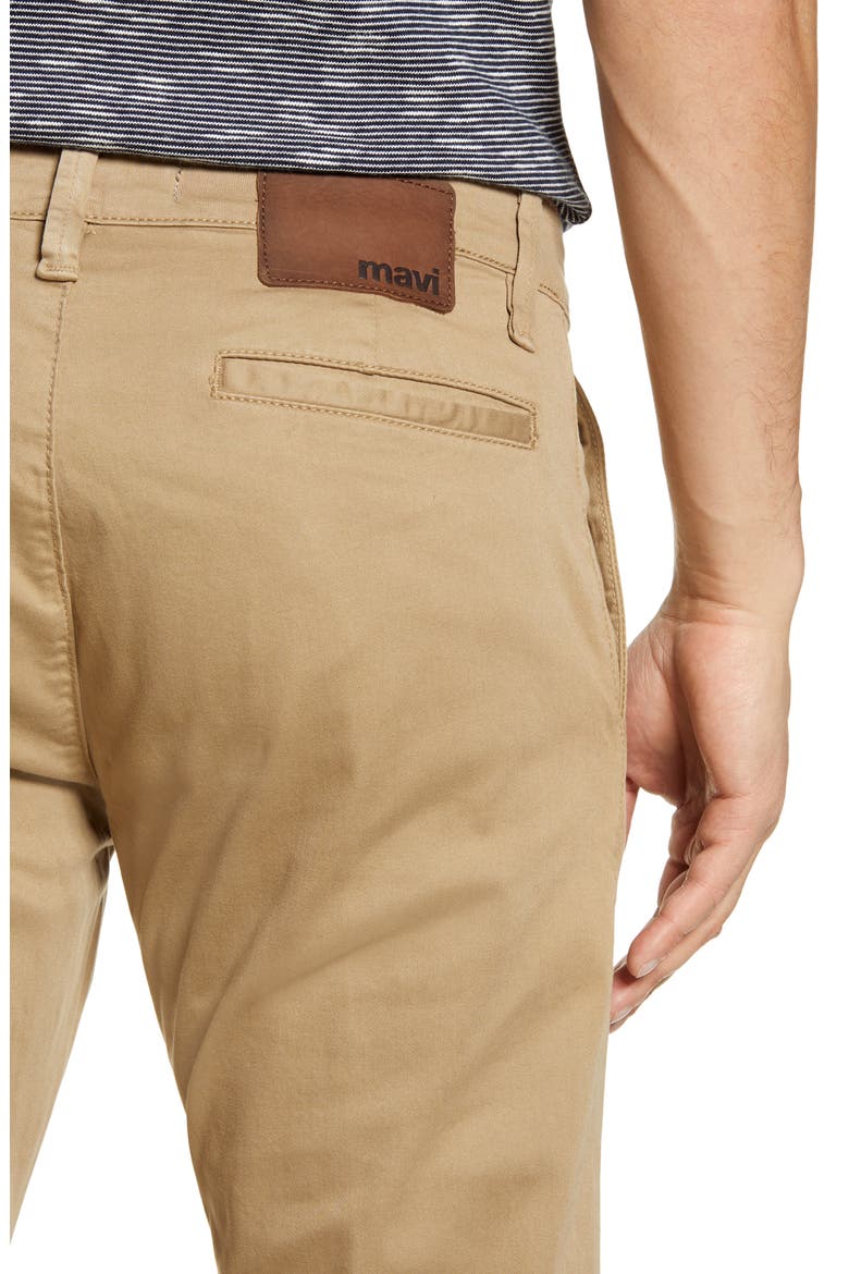 Johnny Slim Fit Twill Chino Pants, Alternate, color, BRITISH KHAKI TWILL