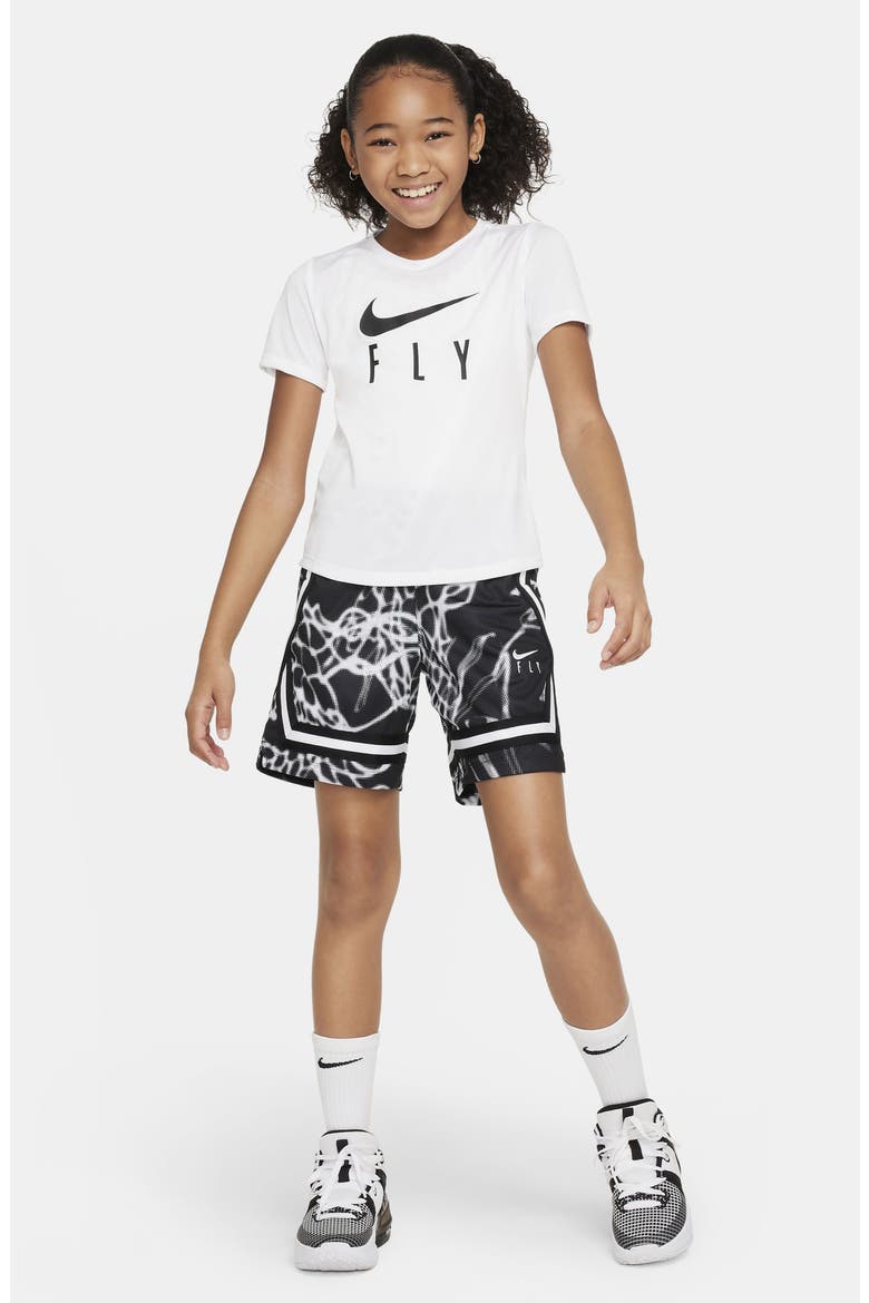 Kids' Culture of Basketball Dri-FIT Print Shorts, Alternate, color, BLACK/ WHITE