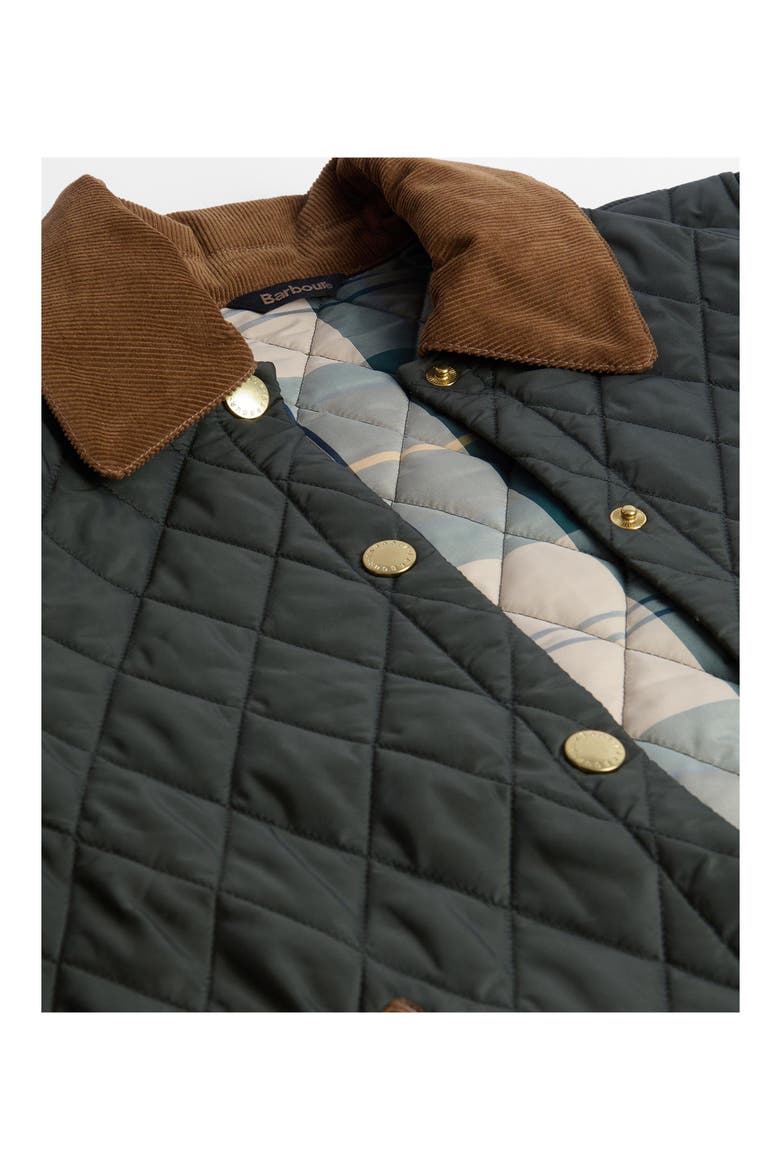 Liddesdale Quilted Barn Jacket, Alternate, color, SAGE/ ANCIENT