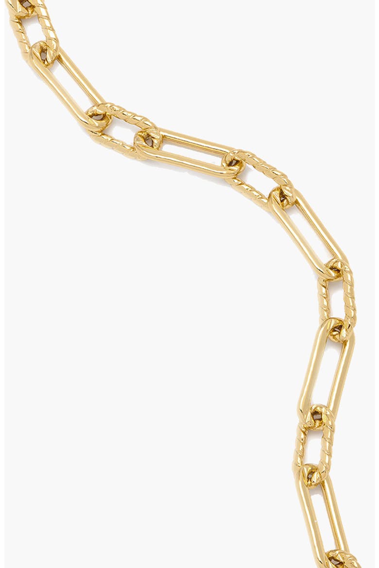 Molten Link Chain Necklace In Gold, Alternate, color, Gold