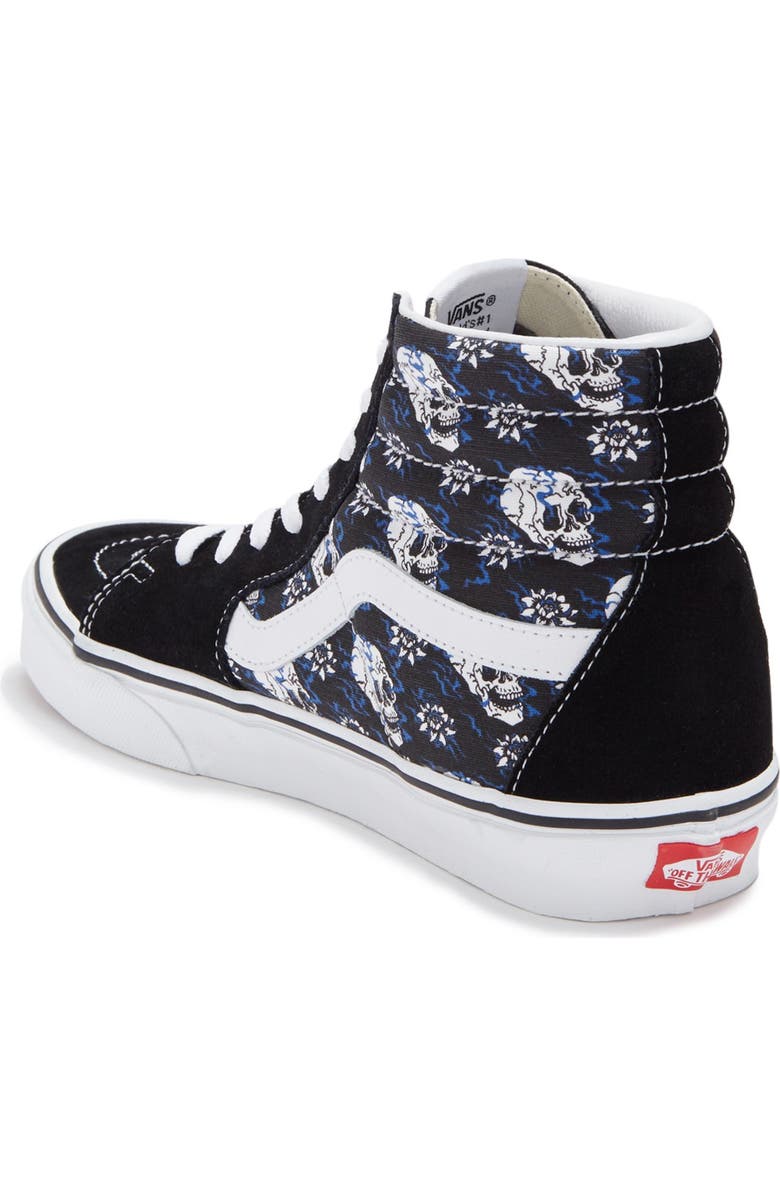 Vans SK8-Hi Skull Lace-Up High Top Sneaker, Alternate, color,