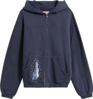 Elwood Patchwork Full Zip Hoodie