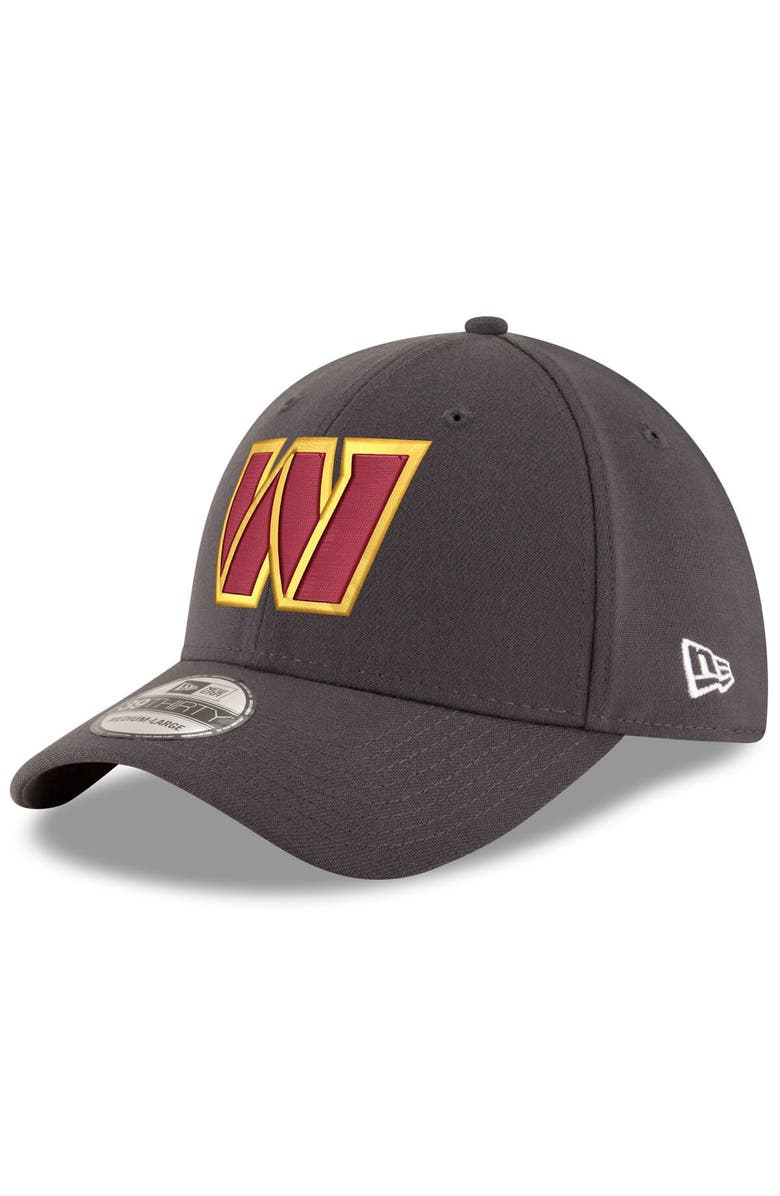 New Era Men's New Era Gray Washington Commanders 39THIRTY Flex Hat, Main, color,