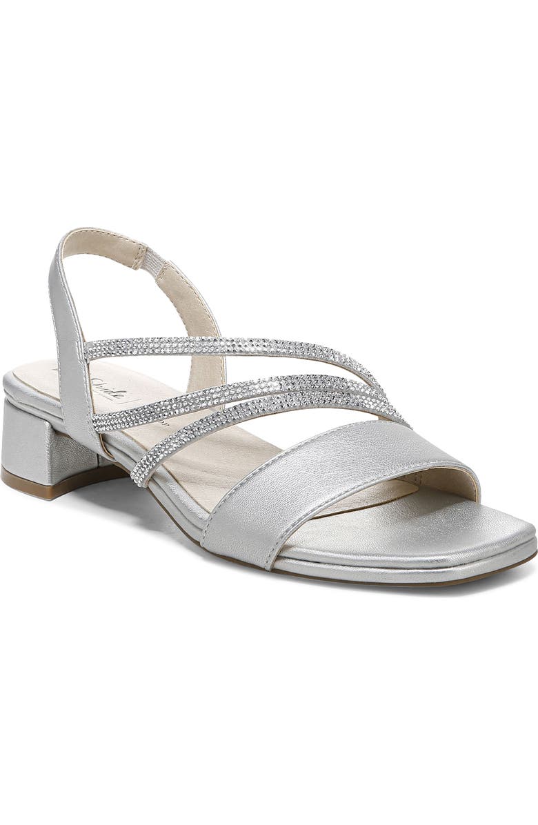 LifeStride Joy Strappy Sandal, Main, color, Silver