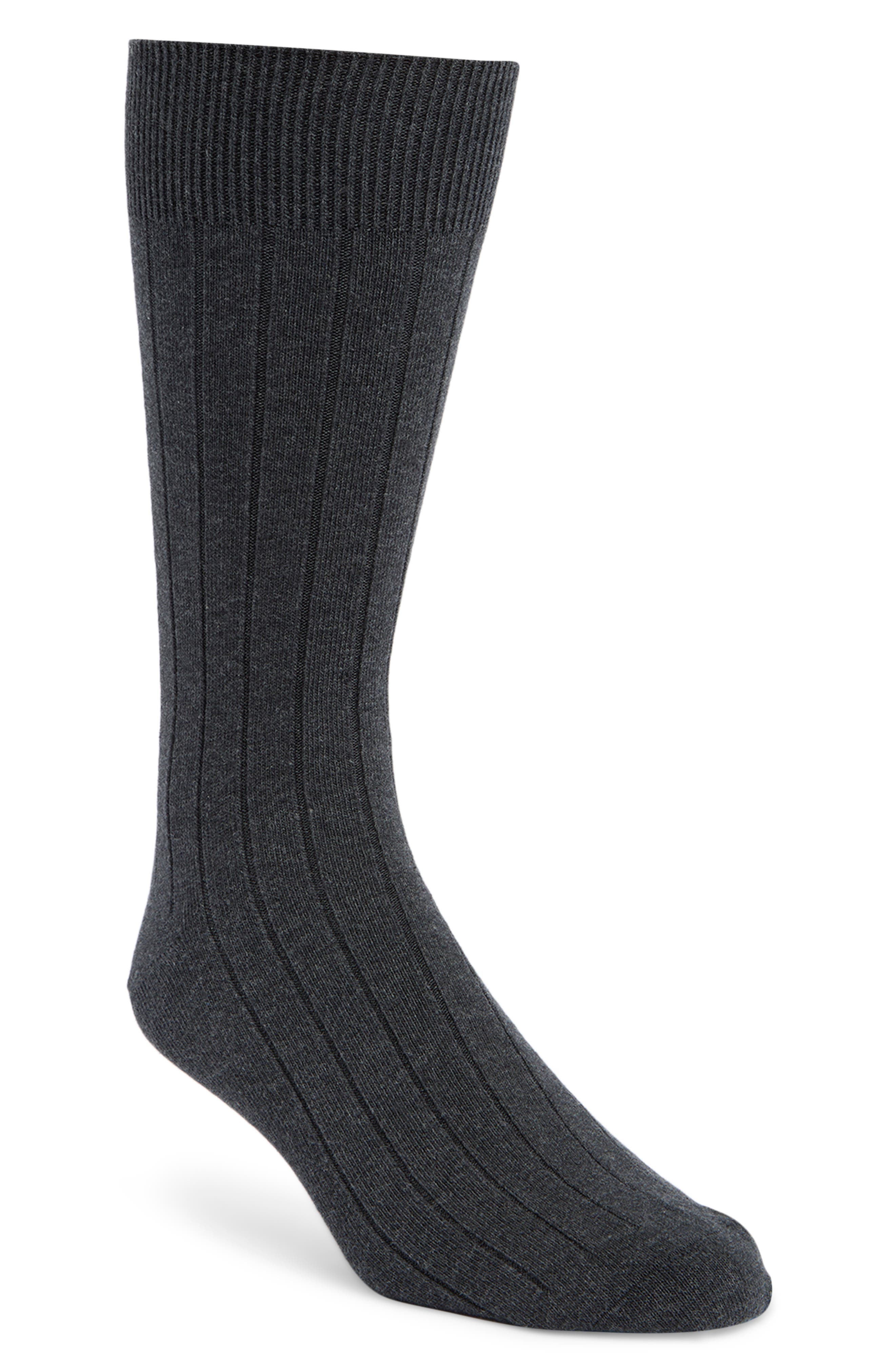 Brooks Brothers Rib Dress Socks