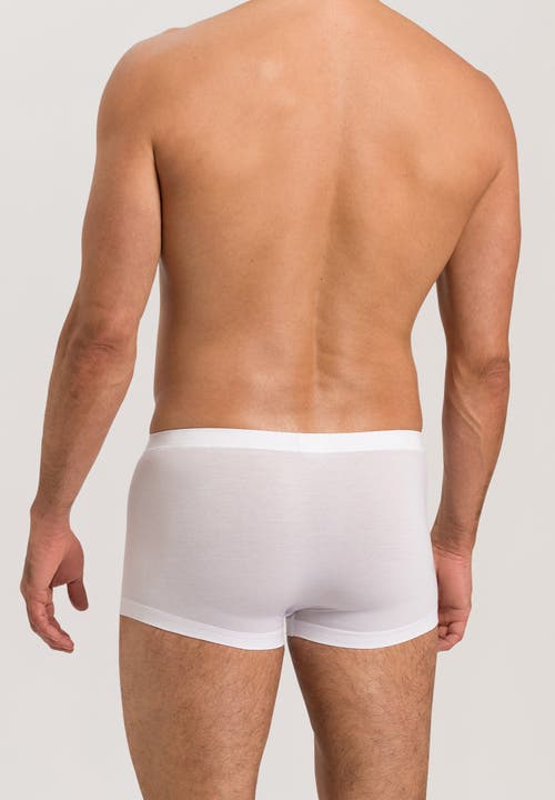 Hanro Cotton Sensation Cotton Boxer Brief In White