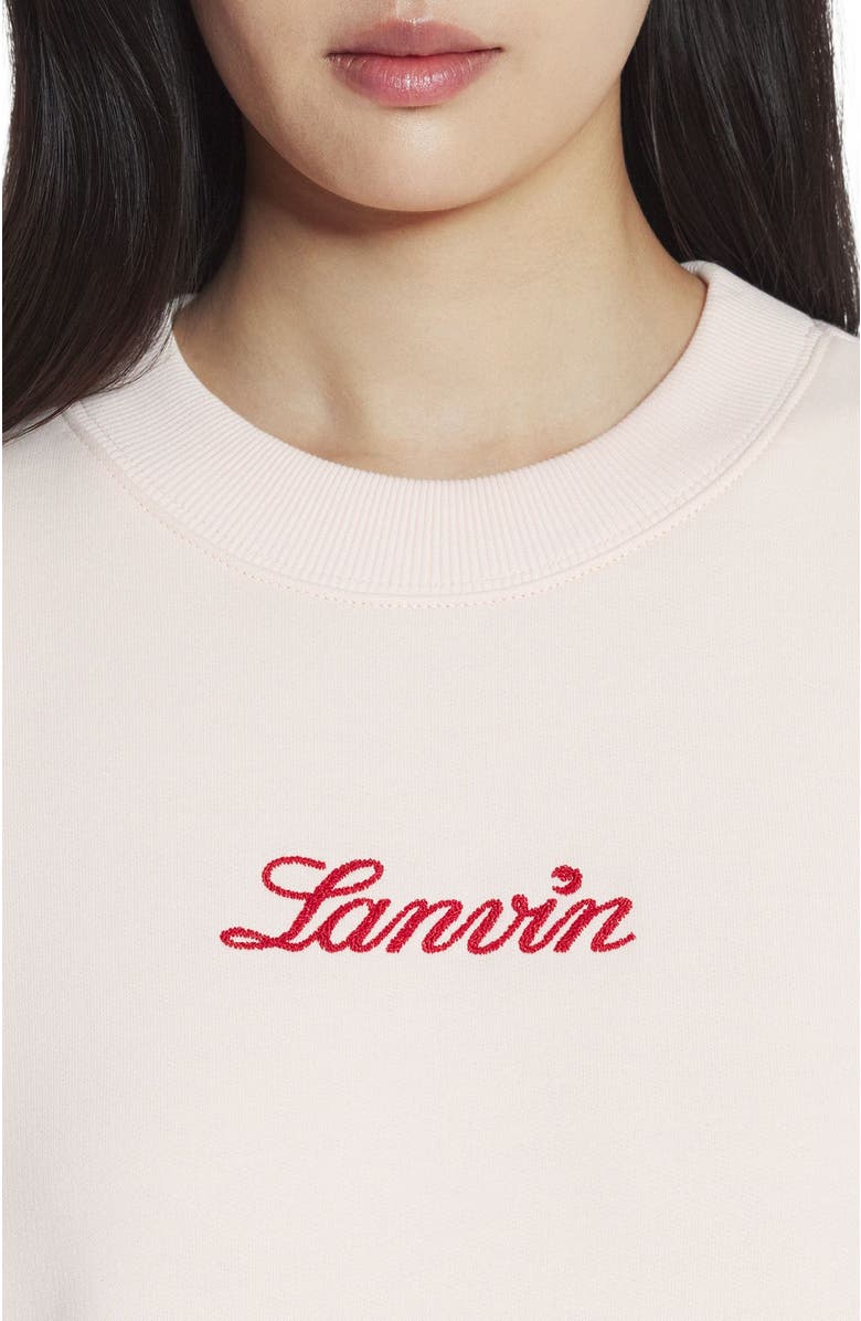 Lanvin EMBROIDERED SWEATSHIRT, Alternate, color, 