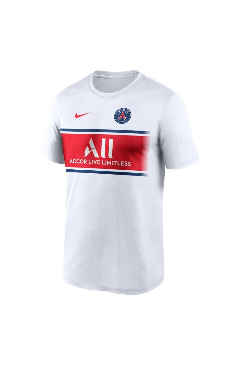 Nike Men's Nike Achraf Hakimi White Paris Saint-Germain Name & Number Fan Top, Alternate, color,