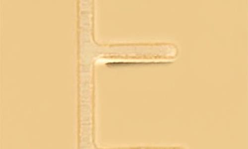 Kate Spade New York Mini E Charm In Gold