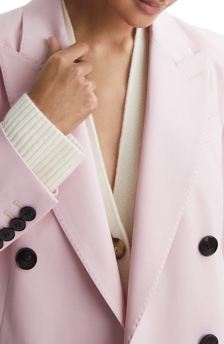 Reiss Evelyn Double Breasted Wool Blend Blazer, Alternate, color, 