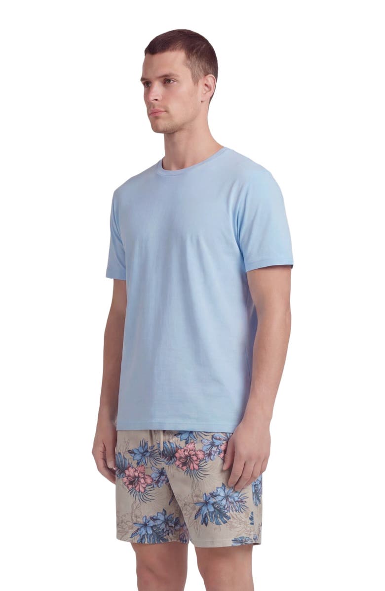 Lords of Harlech Exotic Floral Mens Lounge Short, Alternate, color, Exotic Floral Neutral