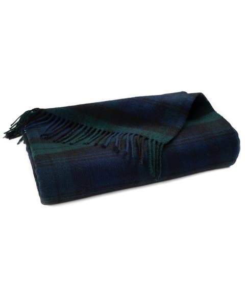 Highland Tartan Tweed Merino Wool Throw