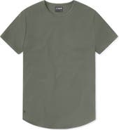 Cuts AO Curve Hem Cotton Blend T-Shirt