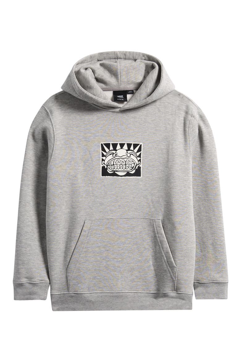 Kids' Mouf Graphic Hoodie, Main, color, CEMENT HEATHER