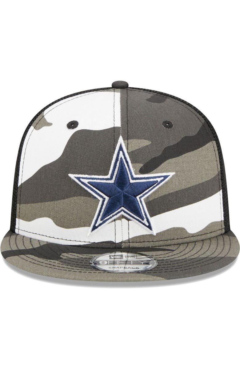 New Era Men's New Era Urban Camo Dallas Cowboys 9FIFTY Trucker Snapback Hat, Alternate, color, Camo