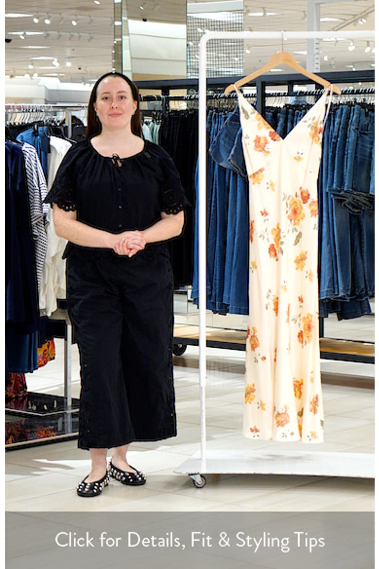 Anaya Floral Silk Dress video