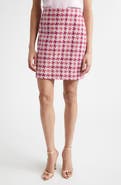 ST. JOHN Skyler Ritz Metallic Tweed Skirt