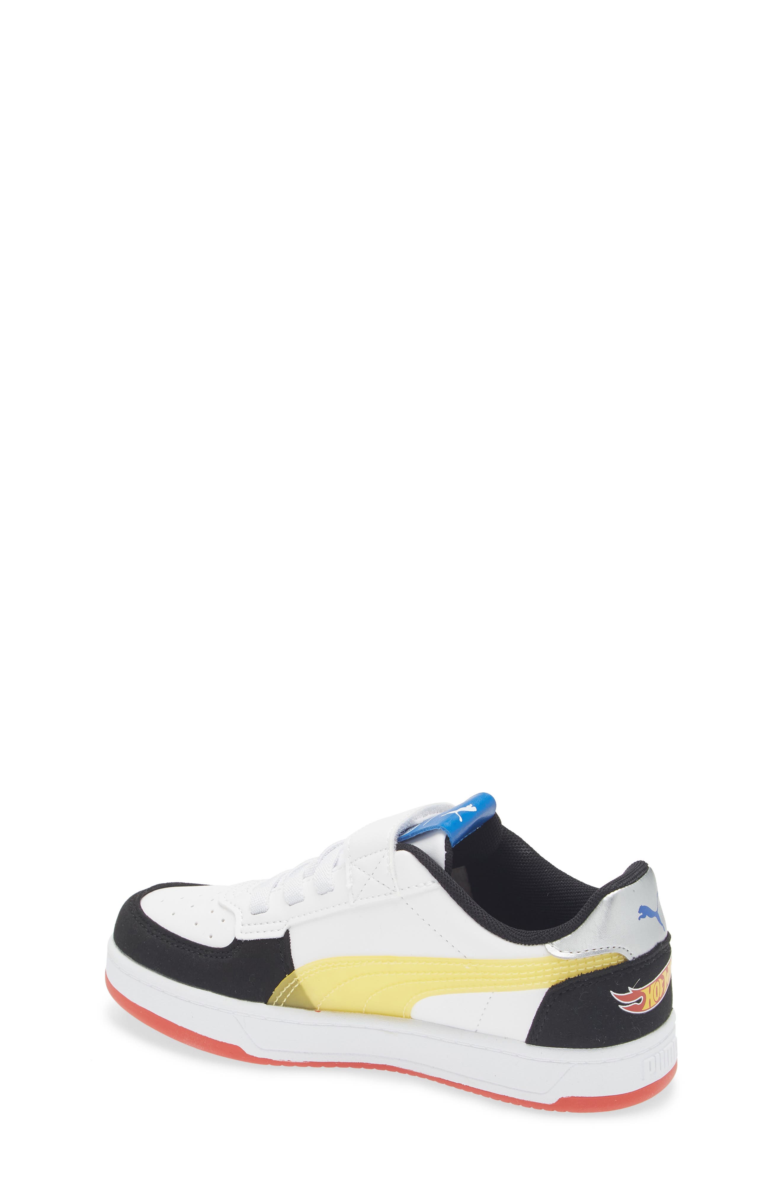 PUMA Kids' Caven 2.0 Hot Wheels Sneaker, Alternate, color, Puma Black/ Red Fire