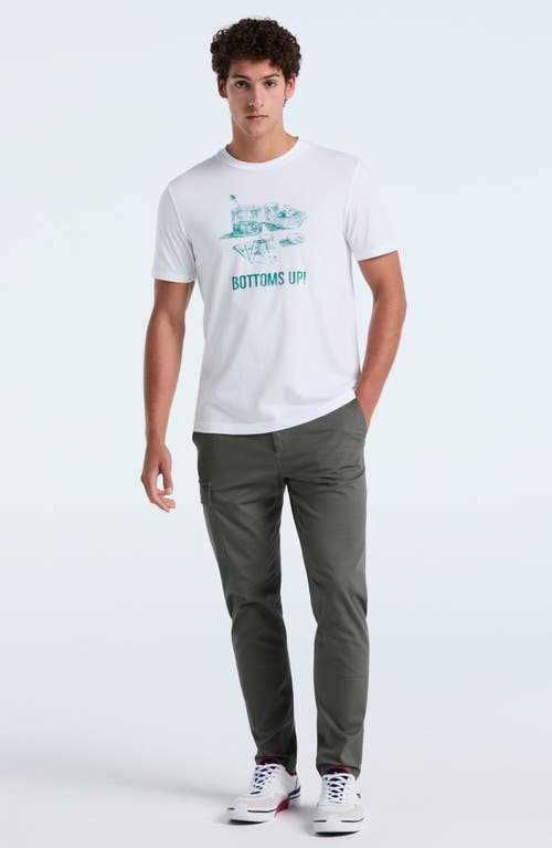 Original Penguin Bottoms Up Graphic T-shirt In White