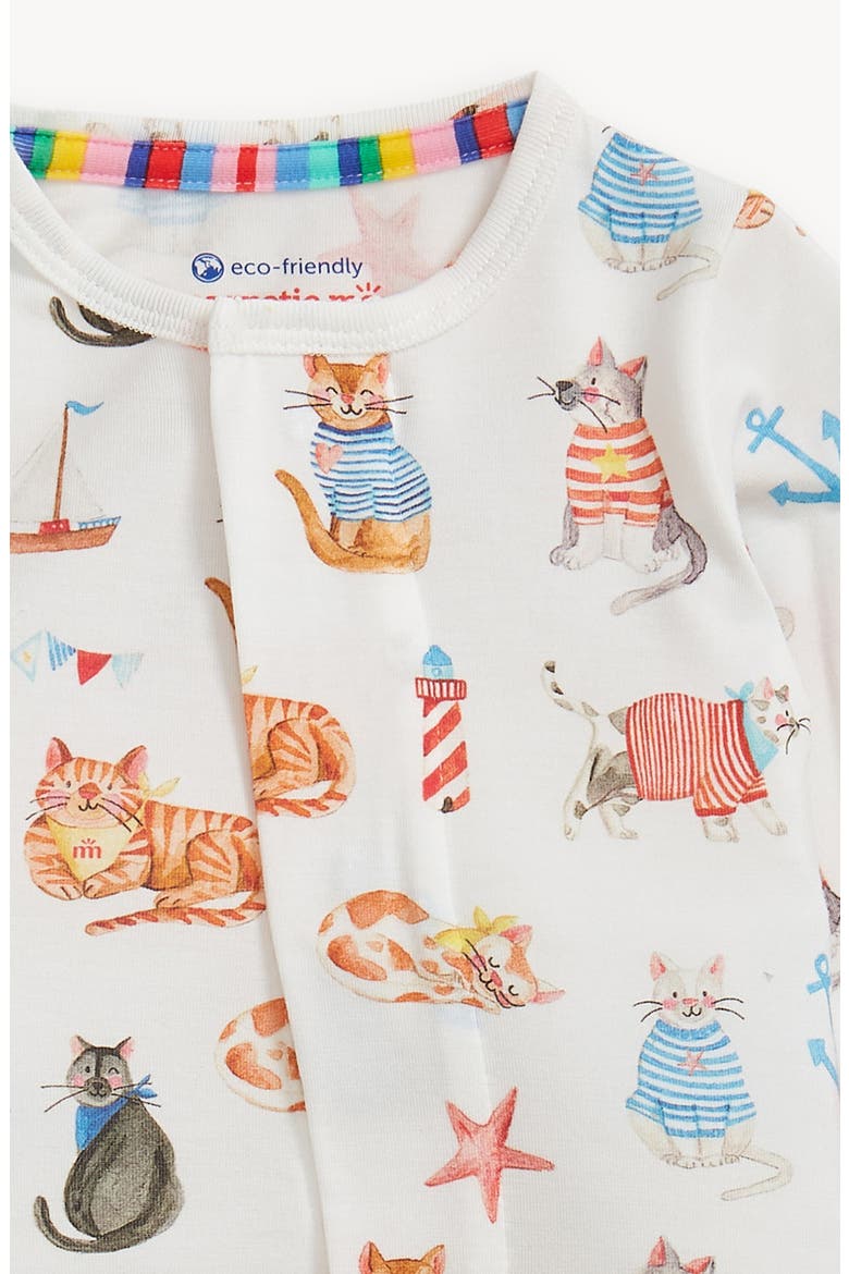 Yachty Pawty Magnetic Footie, Alternate, color, YACHT