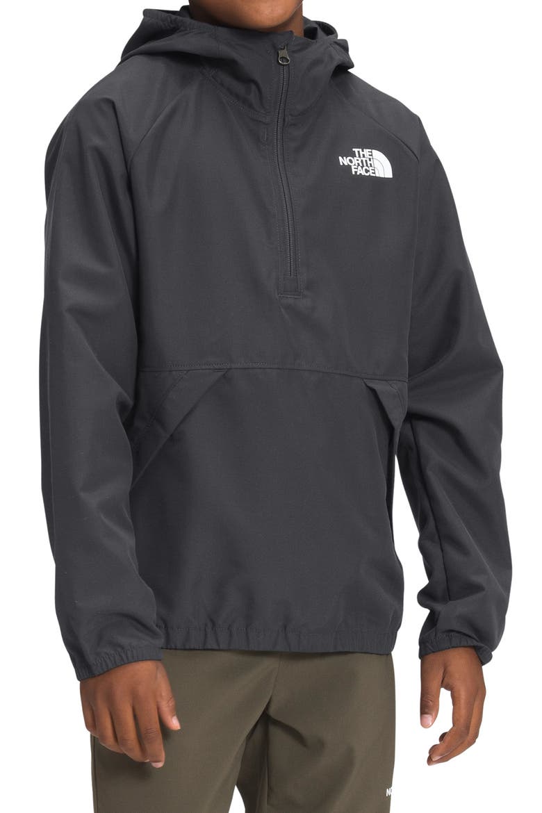 Packable Wind-Resistant Water-Repellent Hooded Jacket, Main, color, ASPHALT GREY