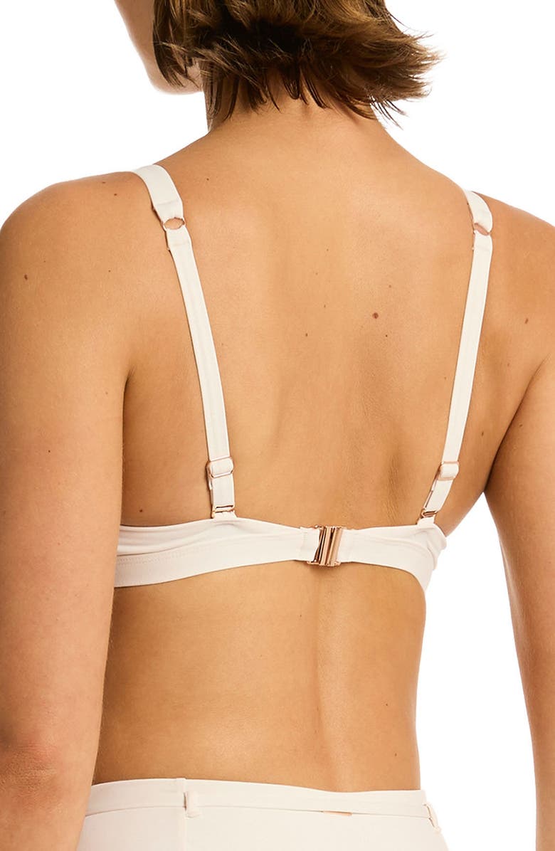 Sea Level Casa Del Mar Longline Bikini Top, Alternate, color, Coconut