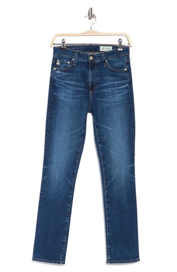 AG AG MARI HIGH WAIST ANKLE SLIM STRAIGHT LEG JEANS 