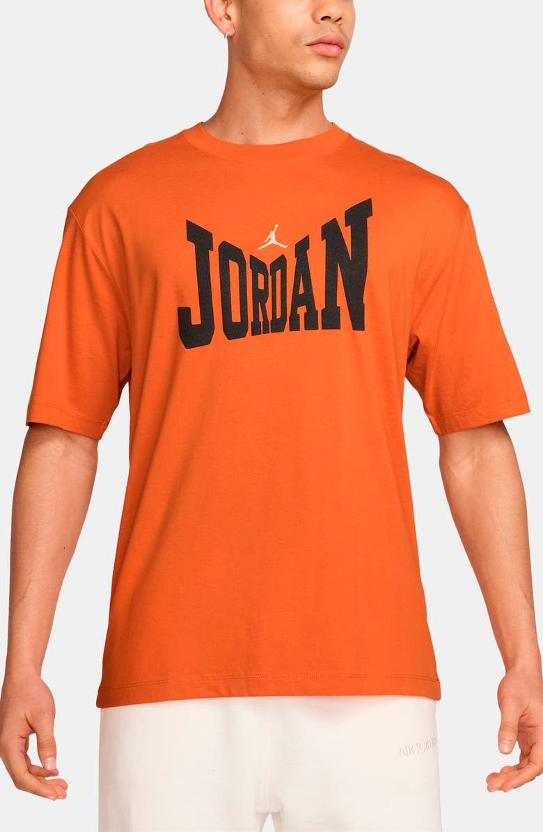 Jordan Brooklyn Collegiate Graphic T-Shirt, Main, color, Starfish/ Sail