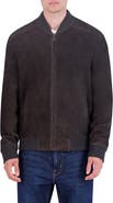 Cole Haan Suede Bomber Jacket