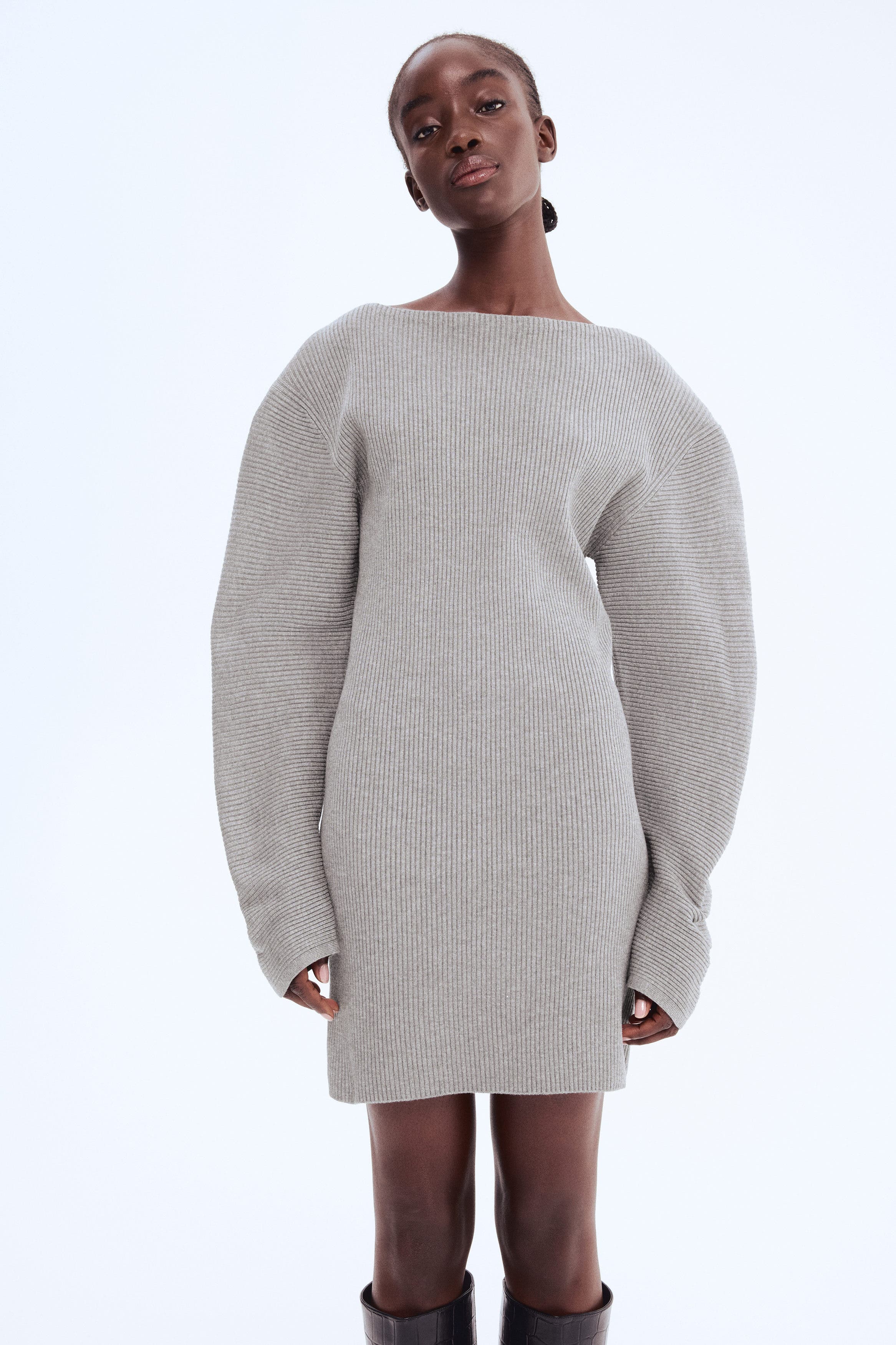 Rib-knit Dress - image 2