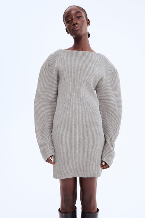 Rib-knit Dress