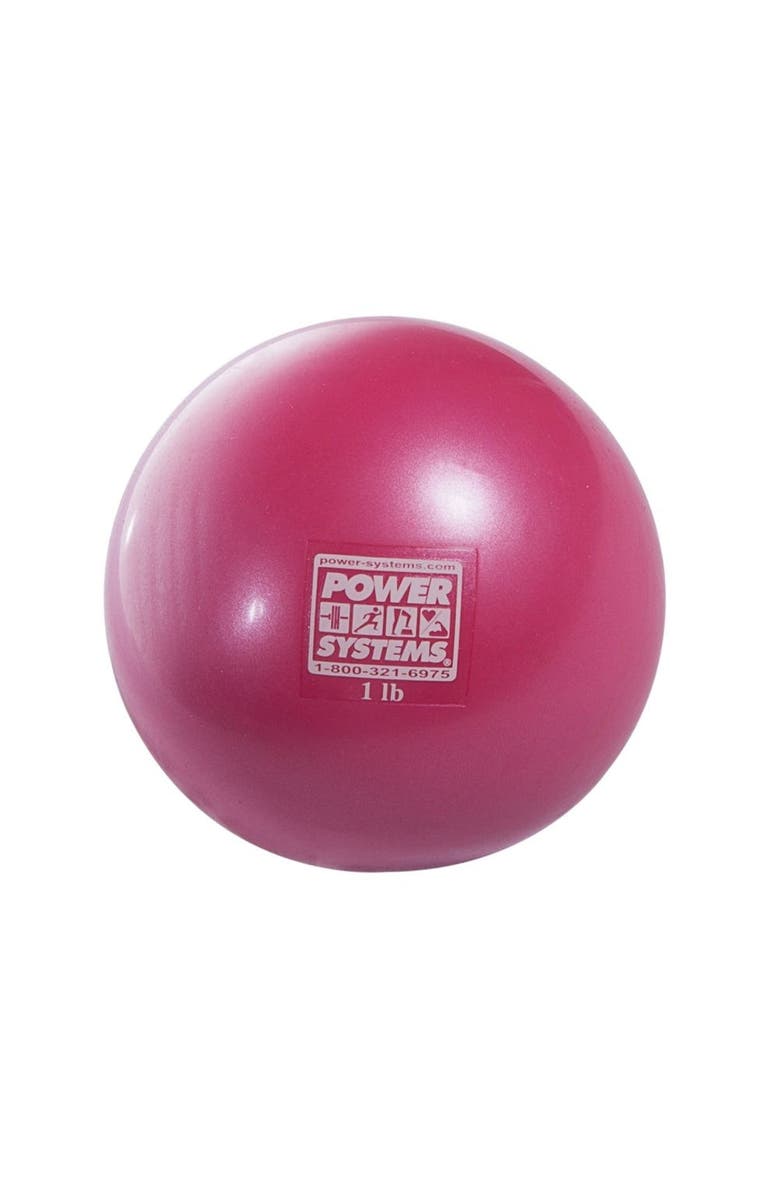 Power Systems Soft Touch Medicine Ball, Durable Weighted Exercise Ball for Strength Training, Main, color,