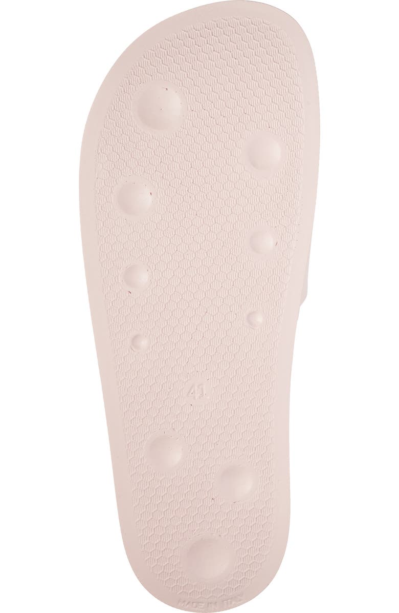 Palm Angels Logo Pool Slide Sandal, Alternate, color, Pink White